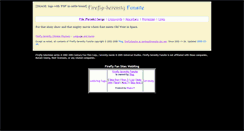 Desktop Screenshot of fireflyfunsite.kevinsullivansite.net